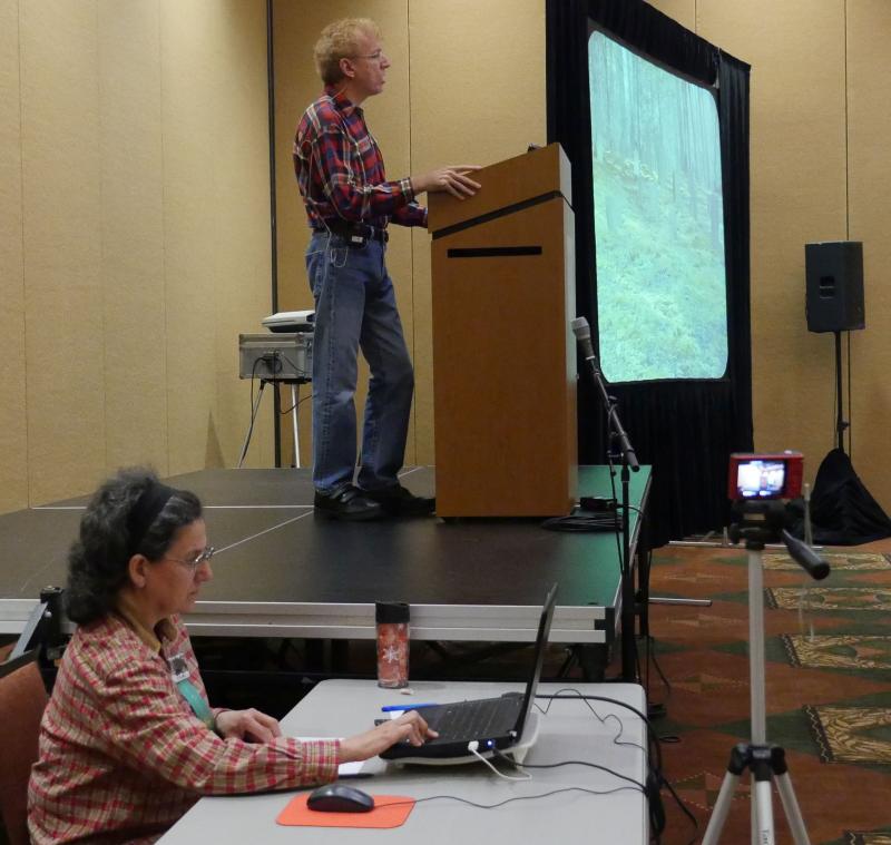 Renee Michot and Jim Rigsby at Wilderness Wildlife Week 2016