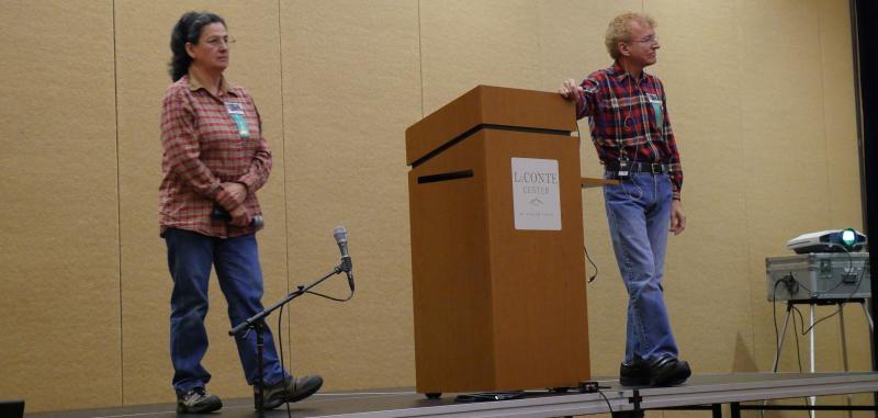 Renee Michot and Jim Rigsby at Wilderness Wildlife Week 2016